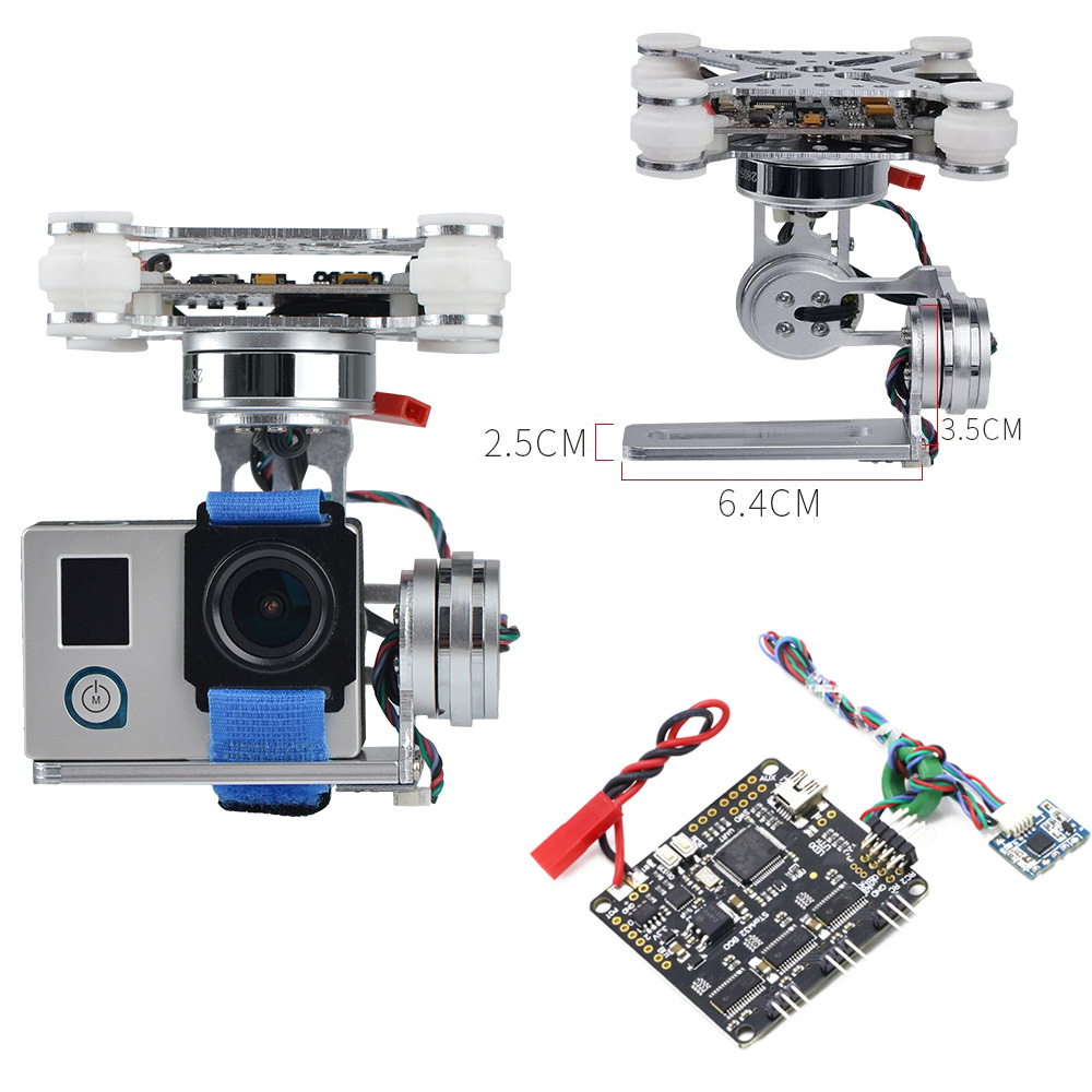 Drone Gimbal Mount - RCTOSKY 3-осевое бесщеточное крепление для камеры