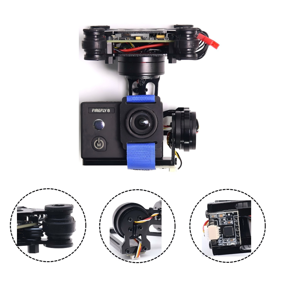 RCTOSKY 3-осевое бесщеточное к – обзор и цена Drone Gimbal Mount