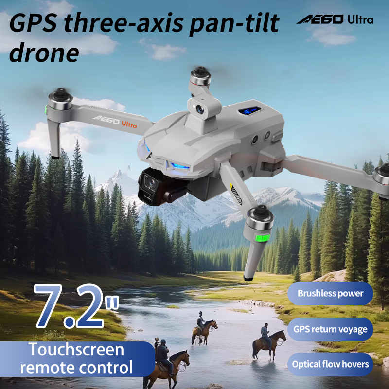2025 AE60 URTLA GPS Дрон 8K Ка – обзор и цена Drone Gimbal Mount